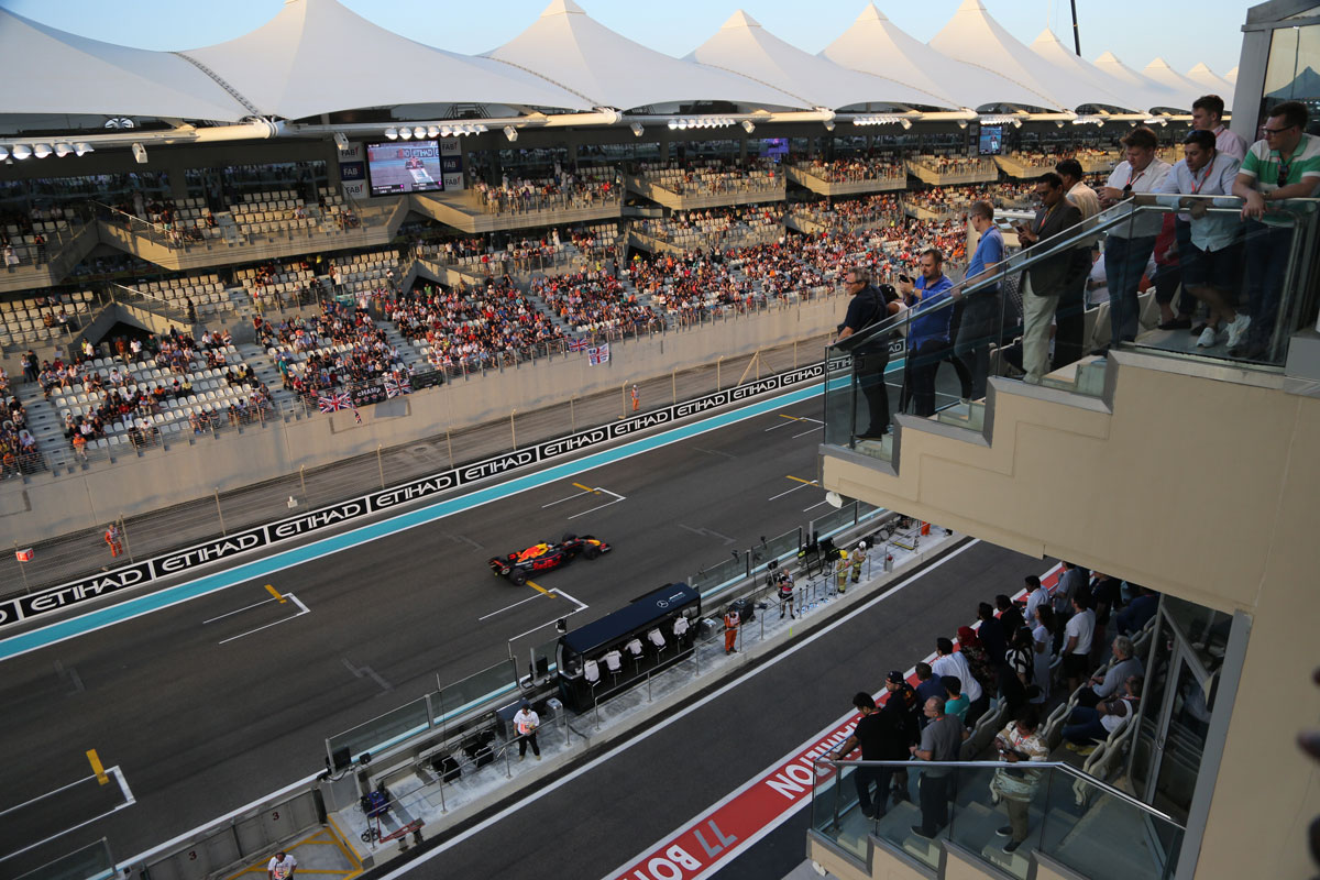 The Abu Dhabi Grand Prix.